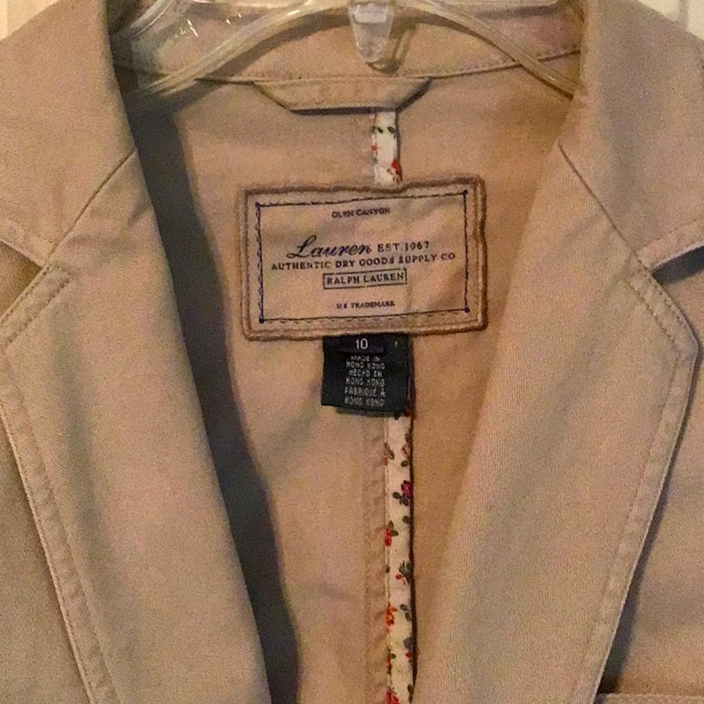 Lauren by Ralph Lauren Dry Goods Cotton Jacket